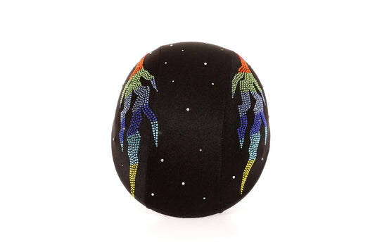 Colorful thunder helmet cover , helmet cover, Stylish helmets , crystal helmet , ladies helmet ,women helmet cover ,girls helmet