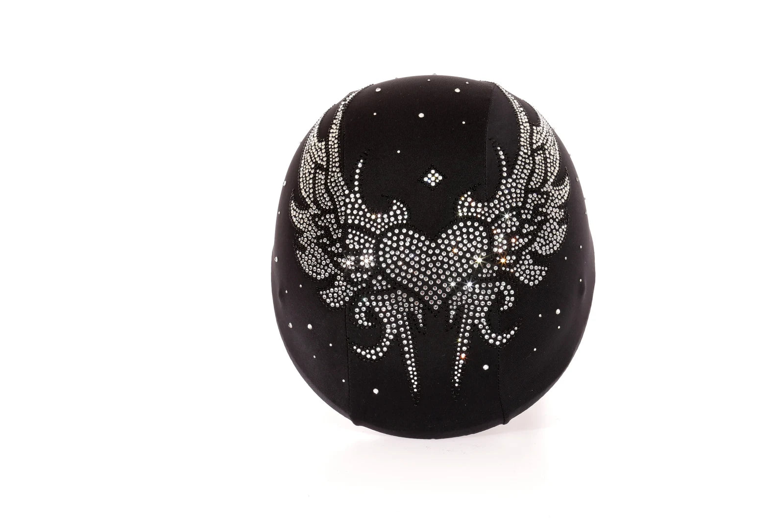 black bling motorcycle helmet Helmet cover for girls , women rider helmet covers , equestrian helmet – Rhinestop