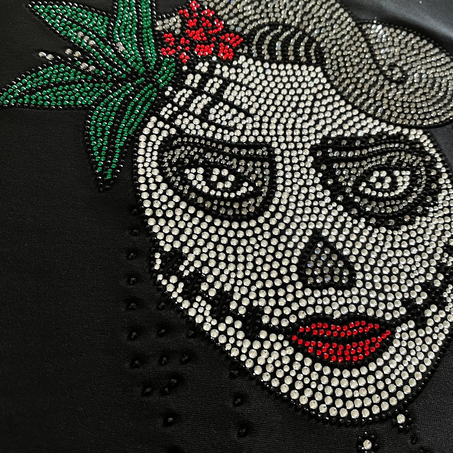 Day of the death patches ,rhinestone iron on designs , day of death rhinestones transfer , iron on heat transfer design , iron on hot fix