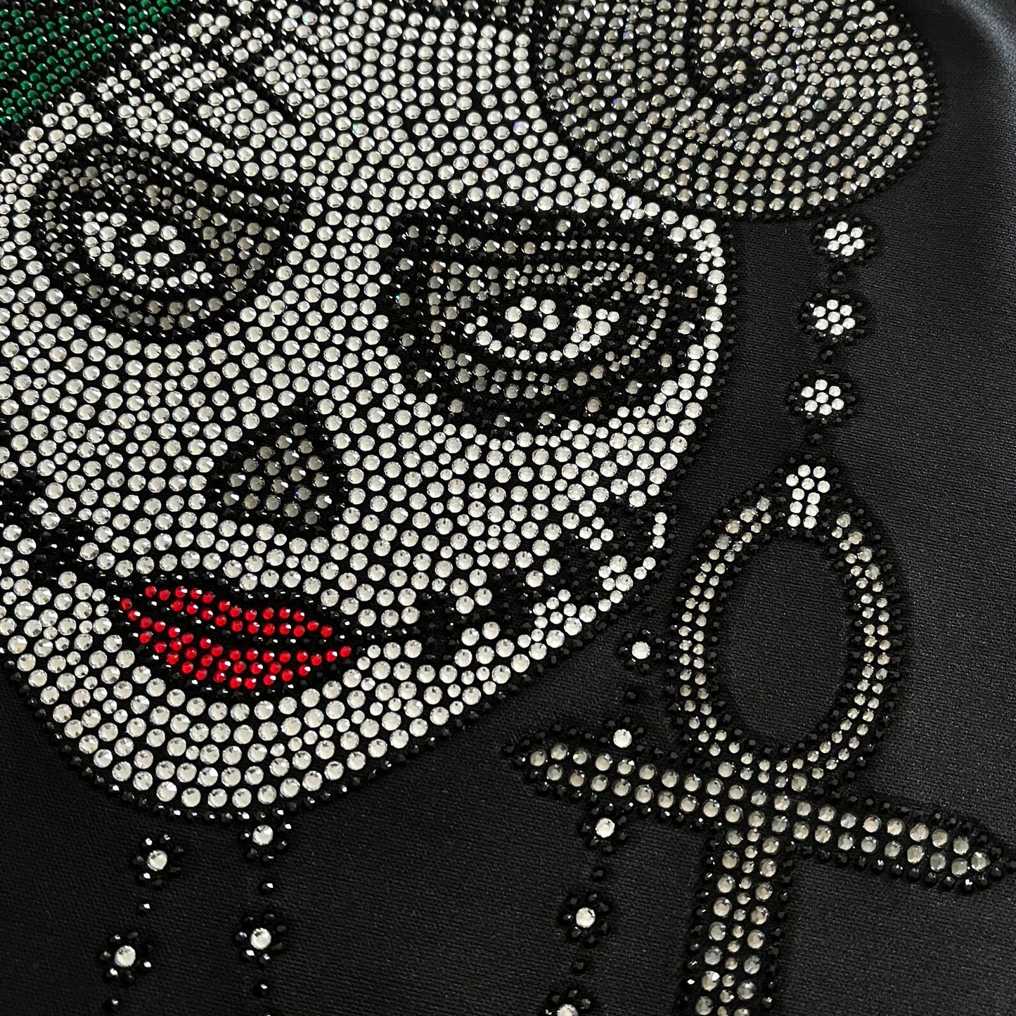 Day of the death patches ,rhinestone iron on designs , day of death rhinestones transfer , iron on heat transfer design , iron on hot fix