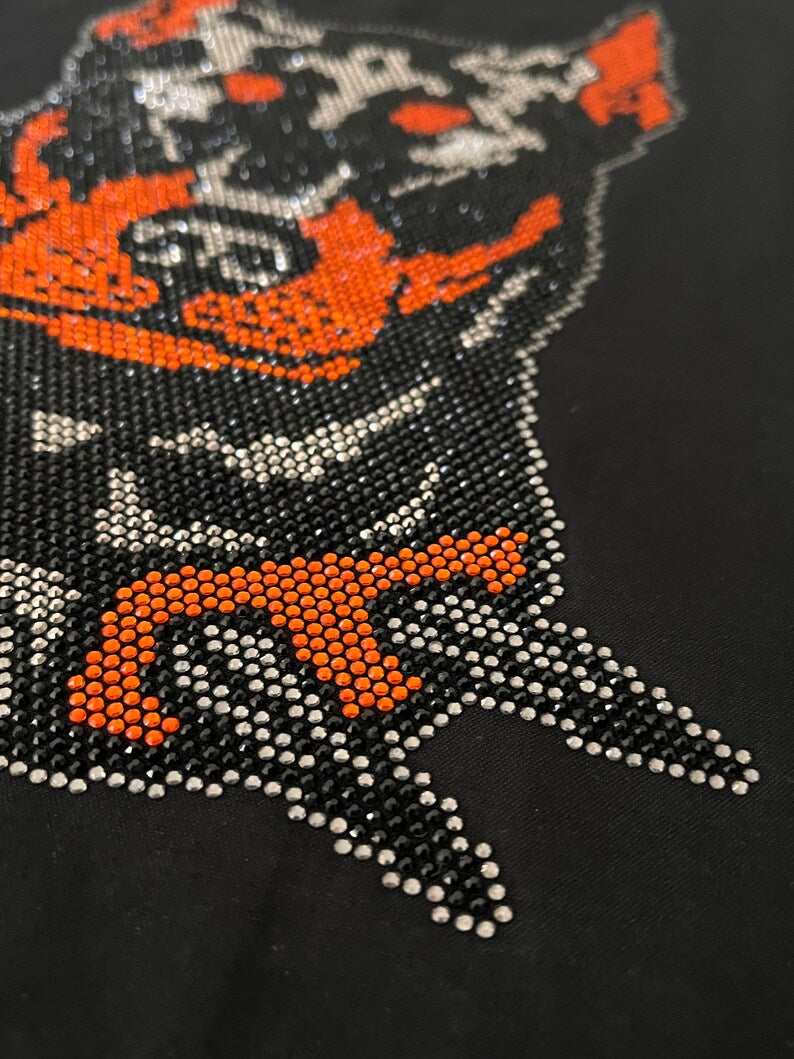 German Shepherd Iron on Heat Transfer Design By Rhinestop