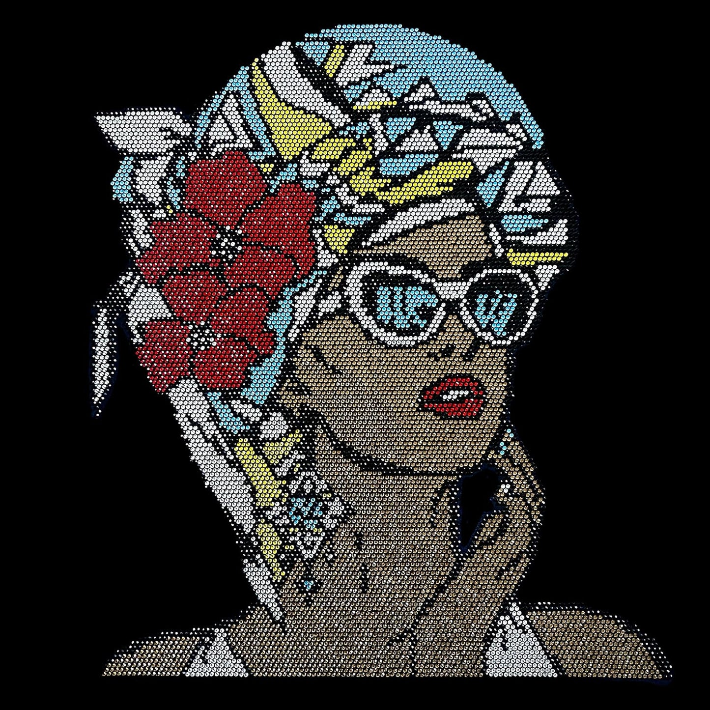 Cool Girl Iron on Rhinestone Heat Transfer Design