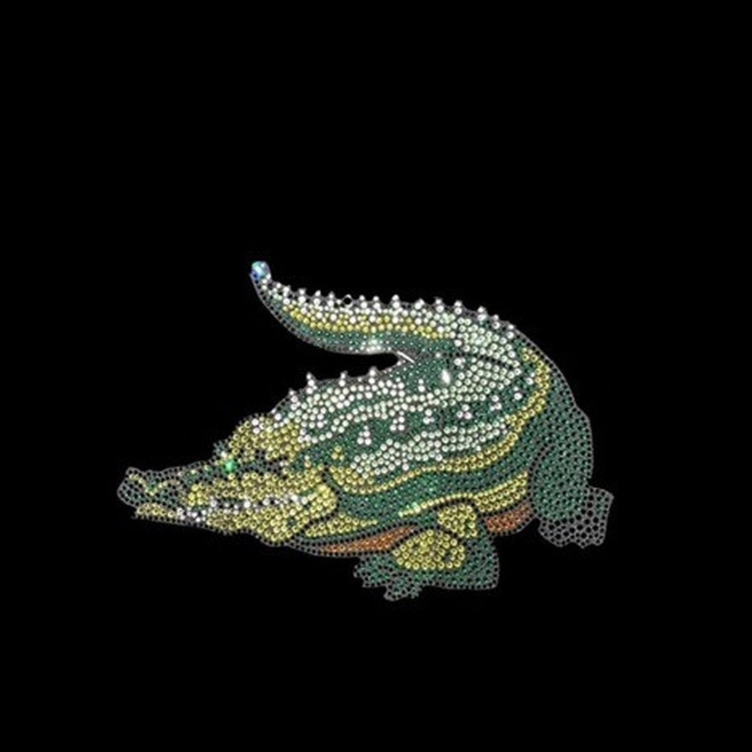 Alligator Rhinestone Iron on Hot fix Design By Rhinestop