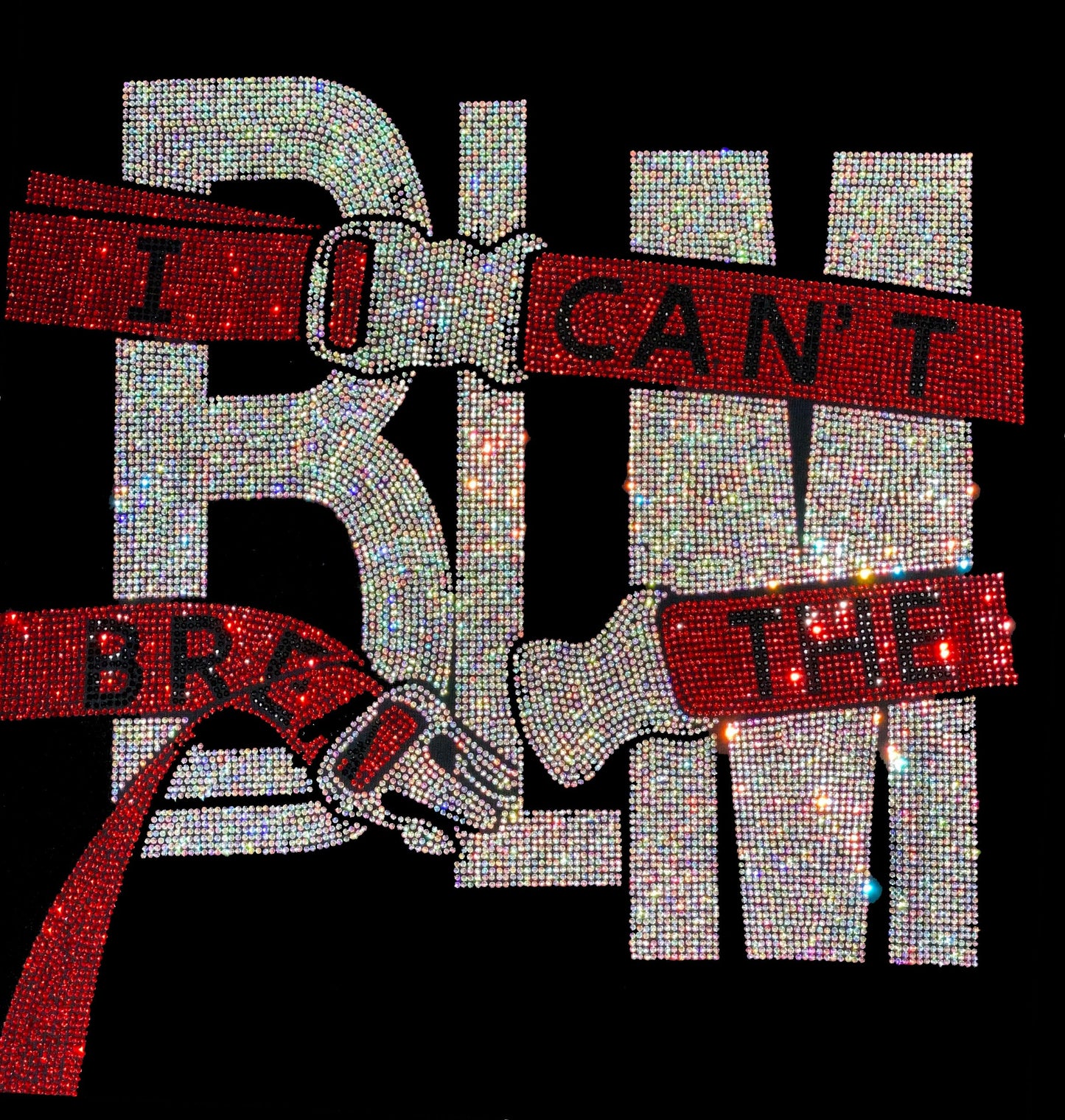 Black Lives Matter Iron on Heat Transfer Crystal Design