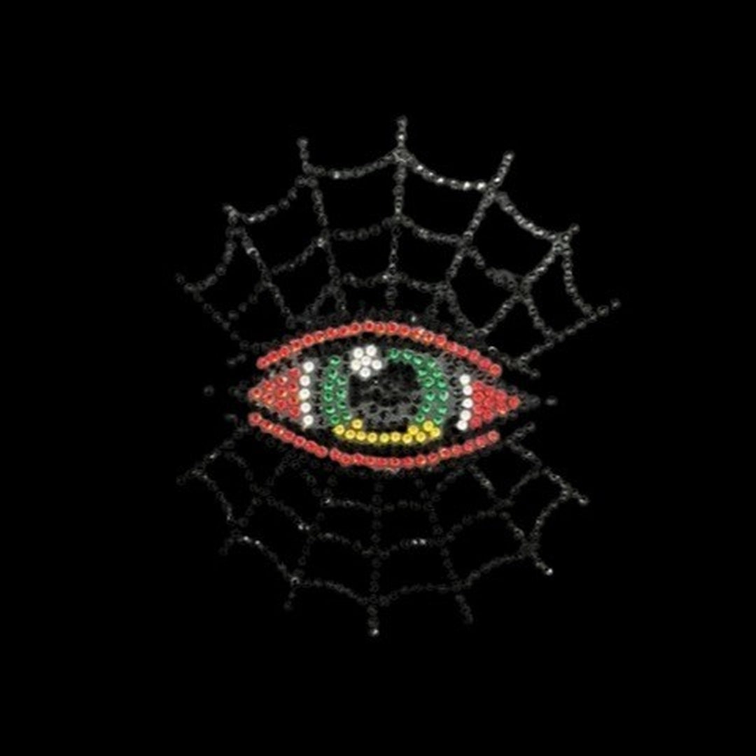 Rhinestop Web Eye Rhinestone Heat Transfer Design
