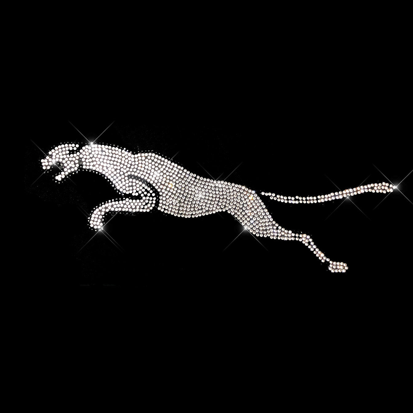 Puma Rhinestone Iron On Heat Transfer Motif By Rhinestop