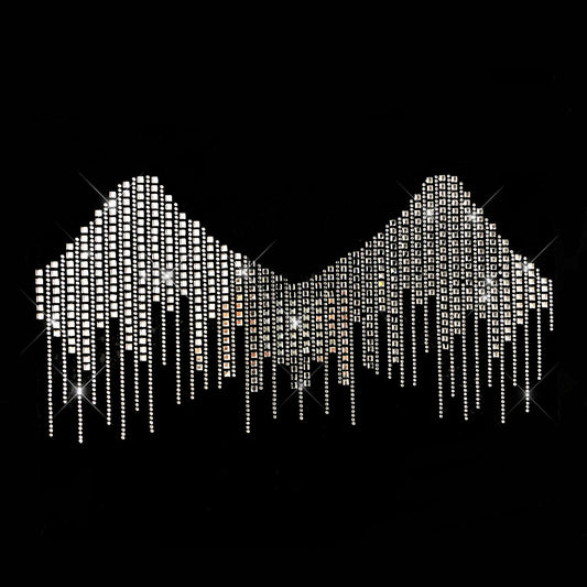 Rhinestop Bridge Rhinestone Iron On Heat Transfer