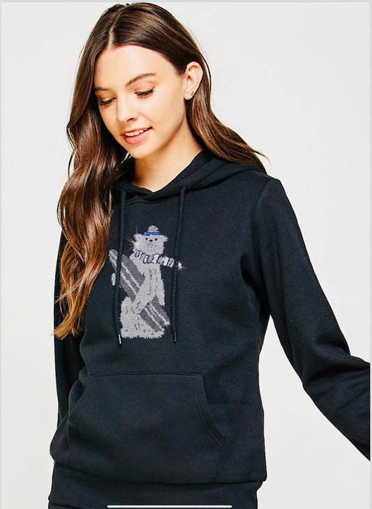 Graphic Design Hoodies Rhinestone design hoodies , sparkly sweatshirts , crystal design hoodies , bling applique hoodies