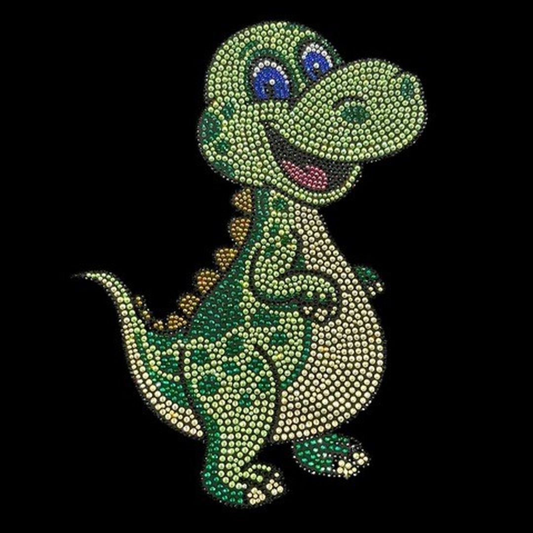 Dinosaur Rhinestone Iron On Heat Transfer Design By Rhinestop