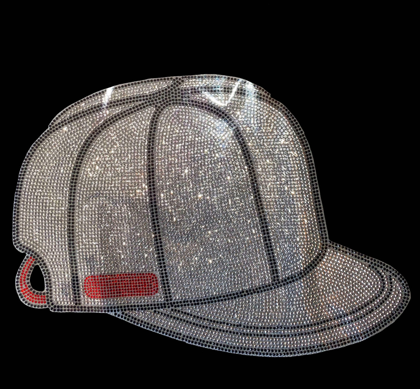 Rhinestop Cool Cap Iron on Rhinestone Design