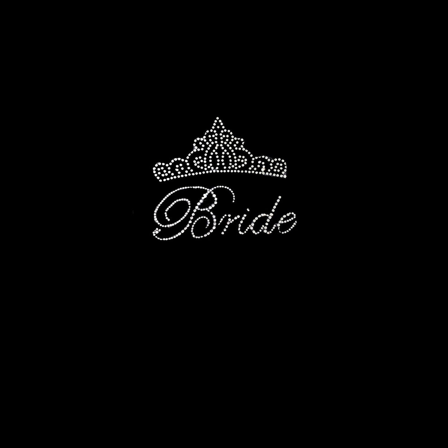 Bride Crown Rhinestone Iron On Heat Transfer By Rhinestop